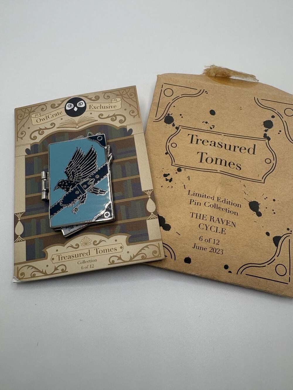 OwlCrate The Raven Cycle Treasured Tomes Pin 6 of 12